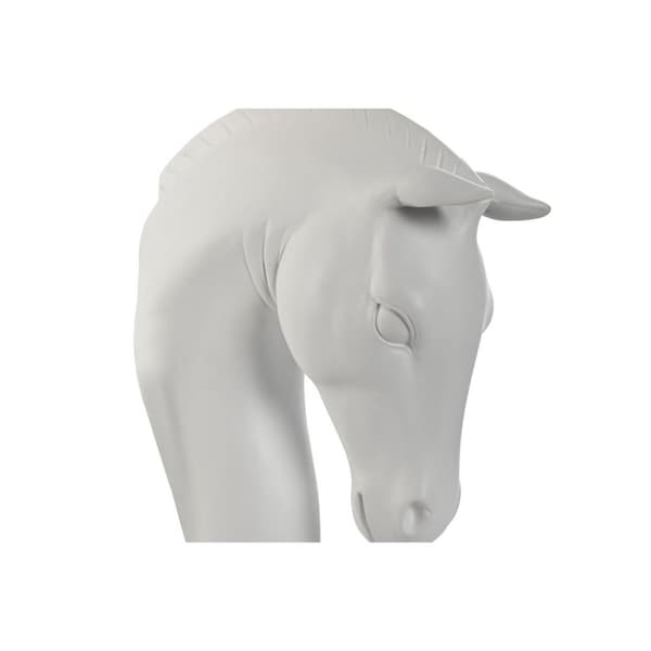 Væglampe Home ESPRIT Hvid Moderne Hest Ældet overflade 220 V 18 x 21,5 x 50,5 cm (2 enheder)