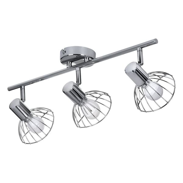 Kattolamppu Activejet AJE-GIZEL 3P Hopeinen Metalli 40 W