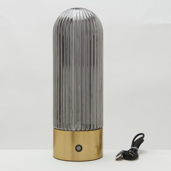 Touareg rökt bordslampa H.50cm