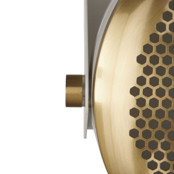 Vägglampa i guldmetall H 22cm - SONIK