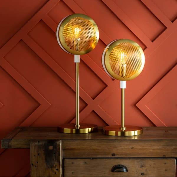 Stor gyllene bordslampa H 63cm - SONIK