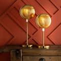 Miniatyrbild 5 av 9: Medium gyllene bordslampa modell H 50cm - SONIK