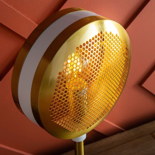 Medium gyllene bordslampa modell H 50cm - SONIK