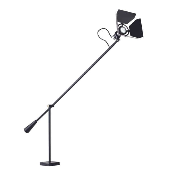 Svart Spotlight vägglampa H125 cm