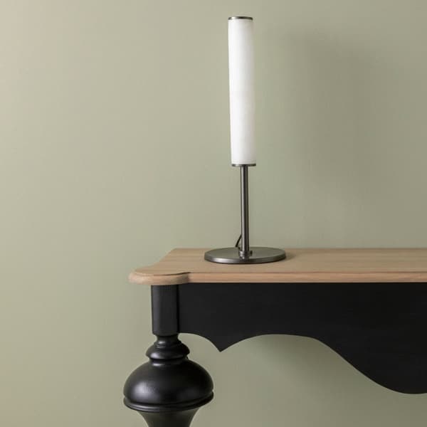 Bordslampa i alabaster och metall H59 cm - MONTAIGNE