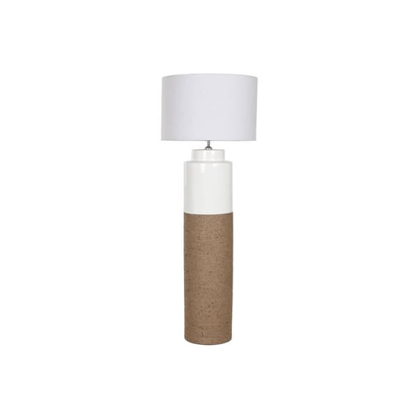 Gulvlampe Home ESPRIT Hvid Brun 220 V 50 X 50 X 139,5 cm