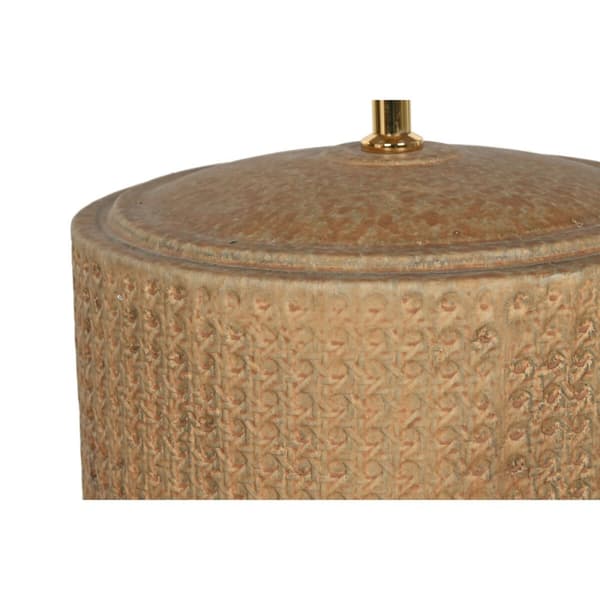 Golvlampa Home ESPRIT Brun Beige 220 V 50 X 50 X 124,5 cm