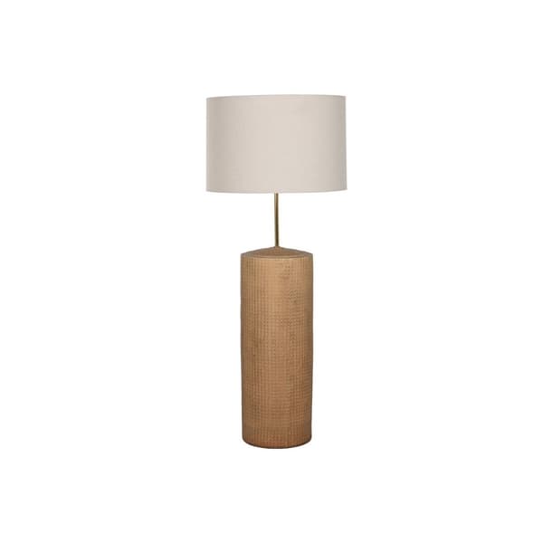 Golvlampa Home ESPRIT Brun Beige 220 V 50 X 50 X 124,5 cm Beige