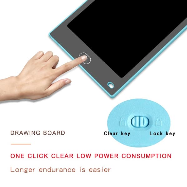 INF 8,5 tommer LCD-skrivetablet, E-notesblok til tegning og notetagning