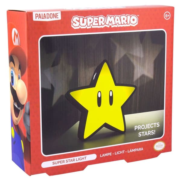 Nintendo Super Mario Bros Super Star lamp