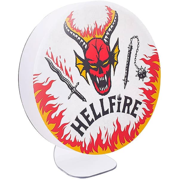 Stranger Thing Hellfire Club lamp Flerfarvet