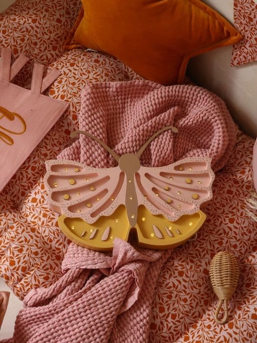 Little Lights - Pink Honey Butterfly Night Light Lamp