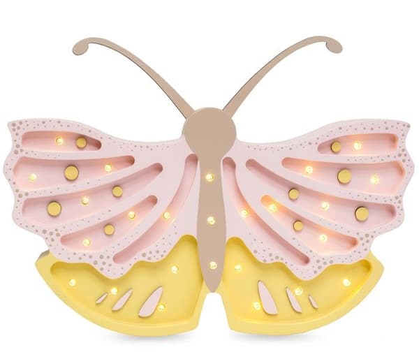 Little Lights - Pink Honey Butterfly Night Light Lamp