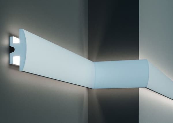 PROVISTON Corniche LED 90 x 50 x 1150 mm XPS Slagbeständig 1.15 m