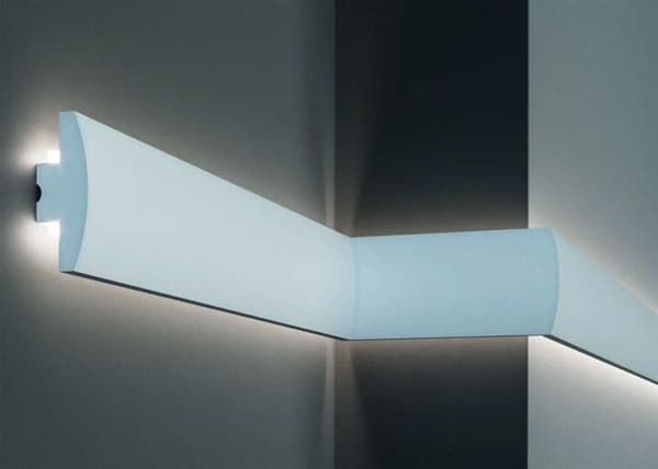 PROVISTON Moulding LED90 x 39 x 1150 mm XPS Vit Kronlist Resistenta 1.15 m