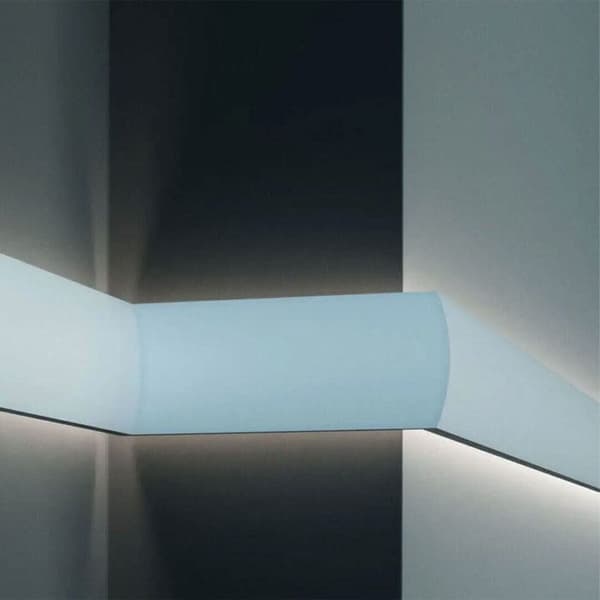 PROVISTON Moulding LED90 x 39 x 1150 mm XPS Vit Kronlist Resistenta 1.15 m
