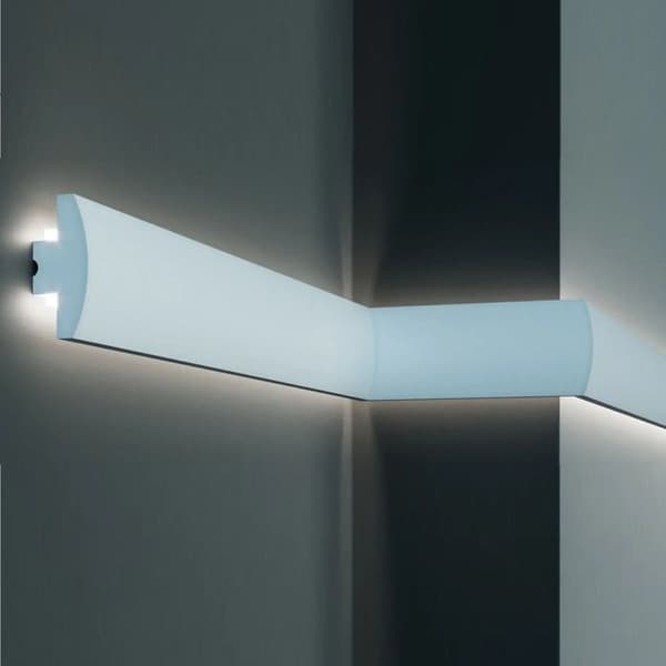 PROVISTON Moulding LED90 x 39 x 1150 mm XPS Vit Kronlist Resistenta 1.15 m