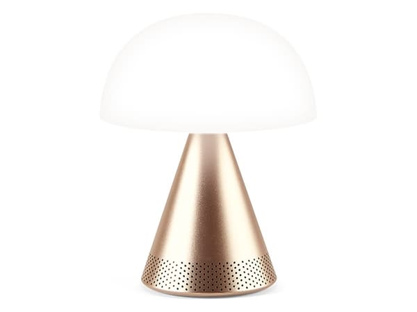 LEXON LH76MD, Guld, Akrylnitrilbutadienstyren (ABS), Gjuten aluminium, Glas, Sovrum, Barnrum, Korridor, Bord, Kontor, LED, Varmvitt, Batteri, USB Guld