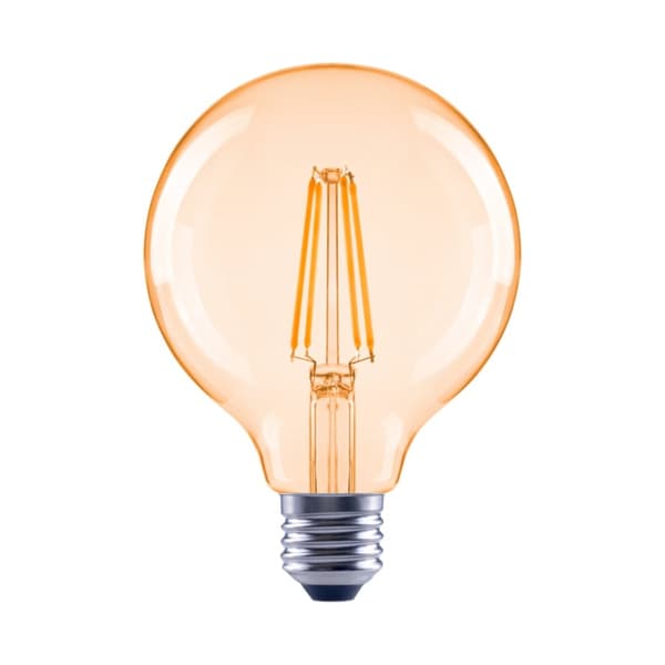 Xavax LED Globe Lampa E27 52W Amber Varmvit