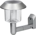 Miniatyrbillede 1 af 2: Grundig Væglampe Solar LED 14 x 9,5 x 12 cm Stål Sølv