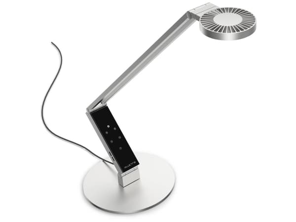 Luctra TABLE PRO 2 RADIAL BASE 929123 LED-bordlampe LED (RGB) LED indbygget Sølv
