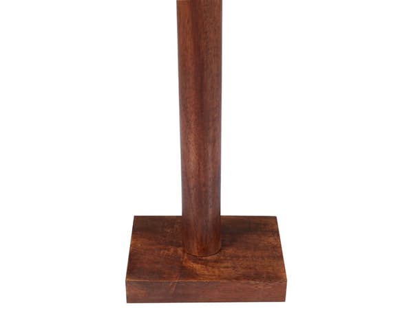 Julstjärna Dekoration Lampa Beige Papper Mangoträ Julpynt Handgjord