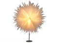 Miniatyrbild 1 av 9: Dekorativ Lampa Snöflinga Stjärna Vit Papper och Järn Jul Festlig Dekoration Handgjord