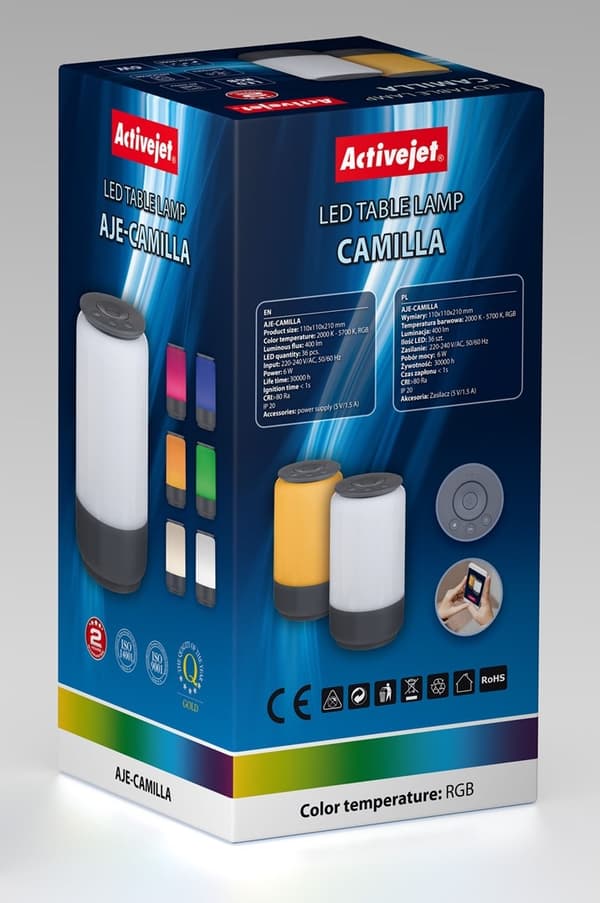 Activejet LED-dekorationslampa AJE-CAMILLA RGB