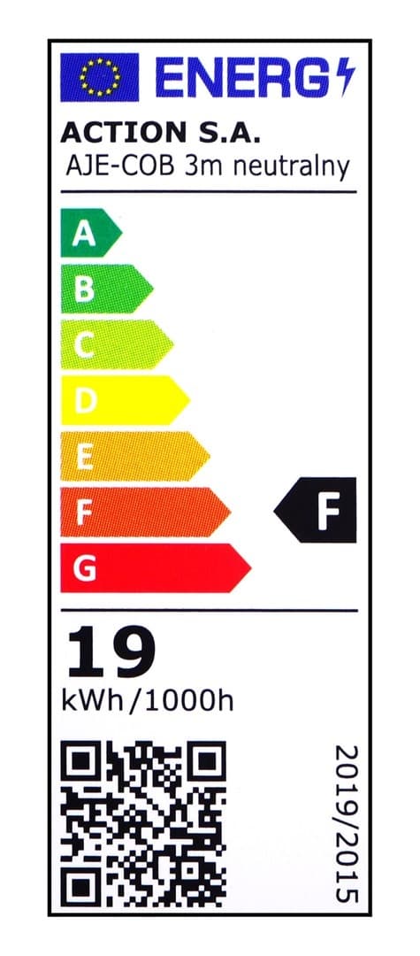 Activejet AJE-COB 3m neutral ljusslinga Universell ljusslinga inomhus