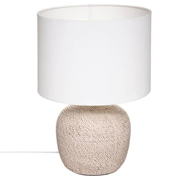 Keramisk bordslampa "Davia" 39cm Vit