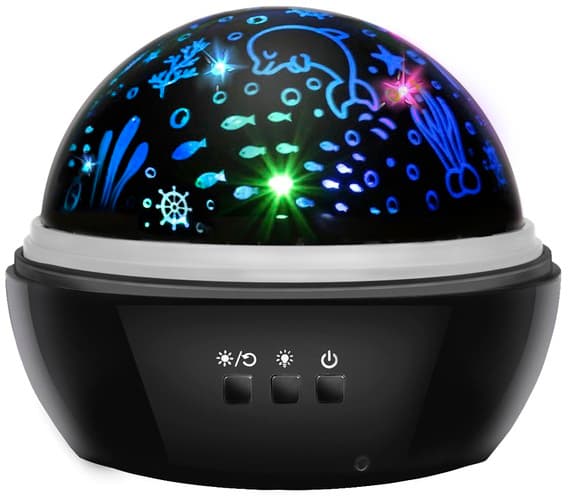 Yölamppu Galaxy Projector | Tähtiprojektori | Vaihdettava kuvio vaaleanpunainen