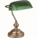 Bordslampa FARO BANKER-2 antikguld