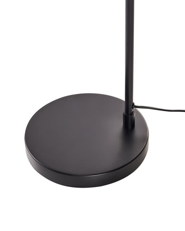 Bordlampe Svart Metall Jern Justerbar skjerm og Arm Stue Soverom Moderne design