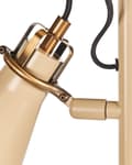 Miniatyrbilde 10 av 11: Gulvlampe Beige Metall Justerbare Skjermer Av/På-bryter Soverom Stue Hjemmekontor Belysning Industriell Design