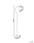 Miniatyrbilde 3 av 11: Gulvlampe i Svart Metall Justerbar Skjerm og Arm Av/På-bryter Soverom Stue Hjemmekontor Belysning Industriell Design