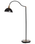 Miniatyrbilde 6 av 11: Gulvlampe i Svart Metall Justerbar Skjerm og Arm Av/På-bryter Soverom Stue Hjemmekontor Belysning Industriell Design