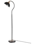 Miniatyrbilde 7 av 11: Gulvlampe i Svart Metall Justerbar Skjerm og Arm Av/På-bryter Soverom Stue Hjemmekontor Belysning Industriell Design
