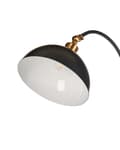 Miniatyrbilde 9 av 11: Gulvlampe i Svart Metall Justerbar Skjerm og Arm Av/På-bryter Soverom Stue Hjemmekontor Belysning Industriell Design