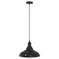 Miniatyrbild 2 av 2: Taklampa höjdjusterbar E27 svart Ø 31 cm metall