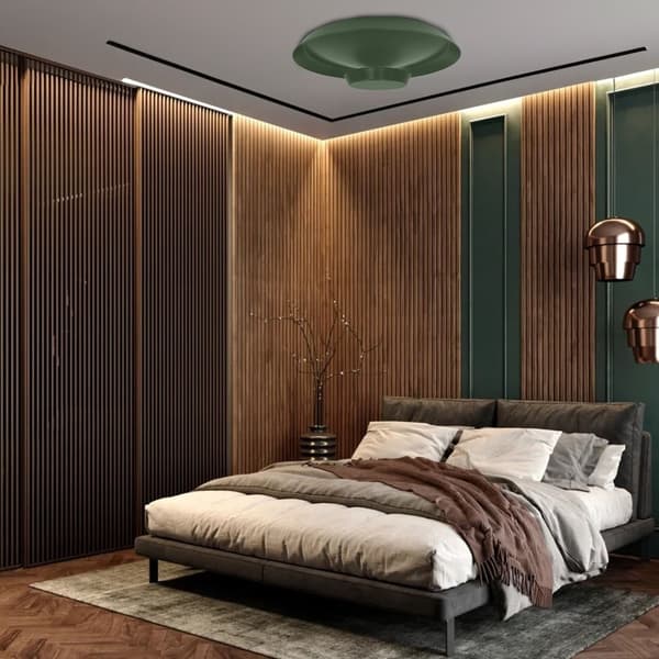 PLAFOND LAMPE TOOLIGHT APP1460 40CM GREEN