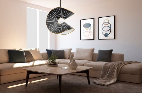 HÆNGENDE LOFTSLAMPE TOOLIGHT APP1500-1CP BLACK GOLD