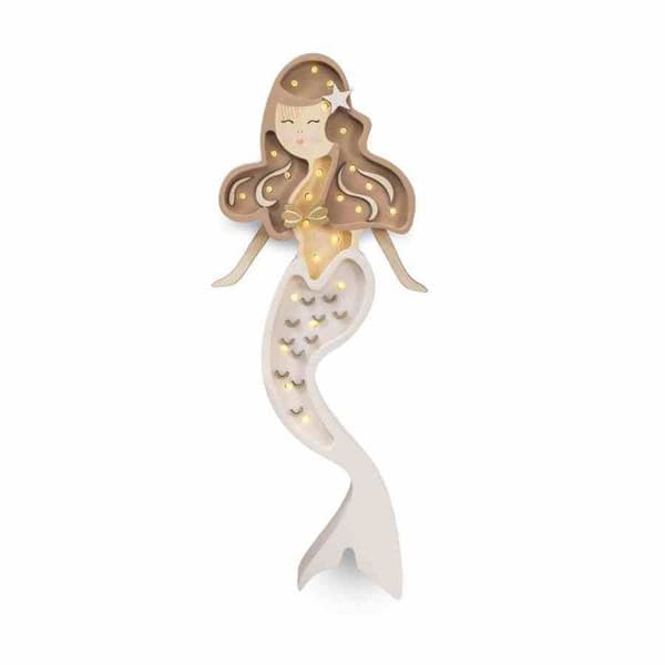 Little Lights - Mermaid Night Light Coffee Cream