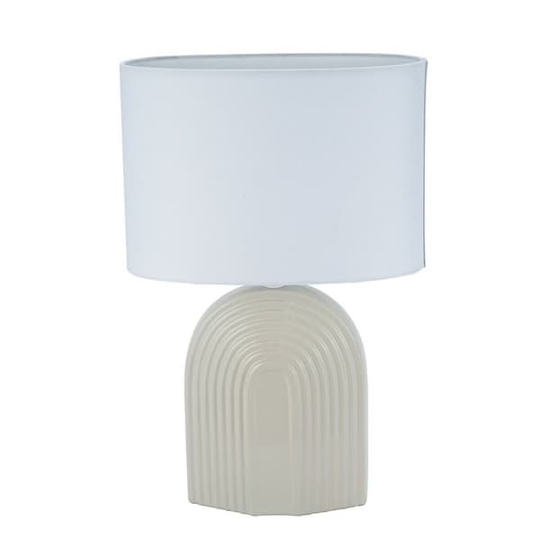 Pöytälamppu Versa Beige Keraminen 26 x 39 cm