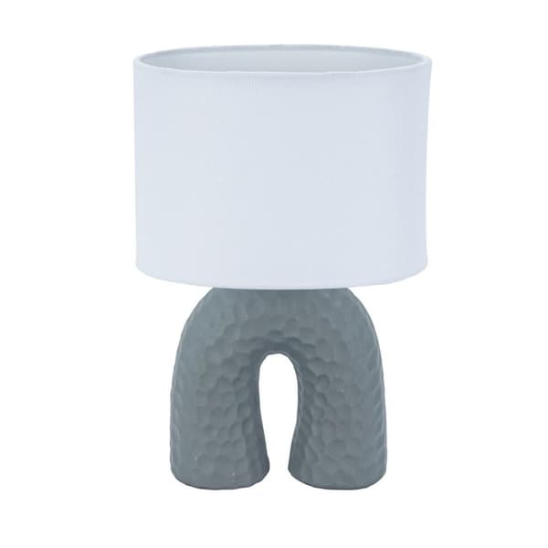 Bordslampa Versa Grå Keramik 18 x 28 cm