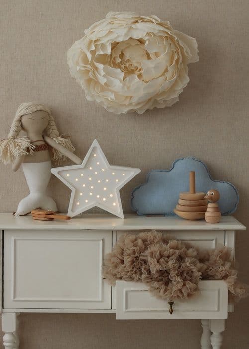 Little Lights - White Star Night Light