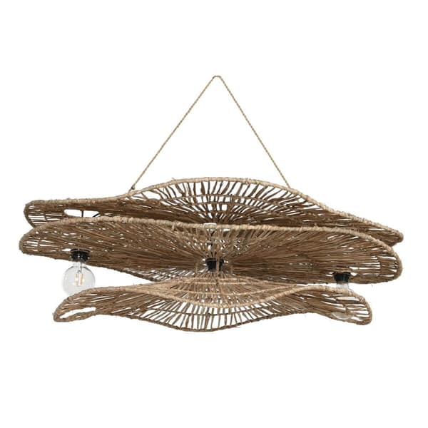 Loftslampe Home ESPRIT 50 W 120 x 82 x 32 cm Naturlig