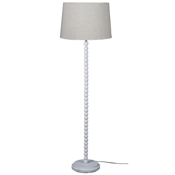 Golvlampa Home ESPRIT Vit 40 x 40 x 144 cm Vit