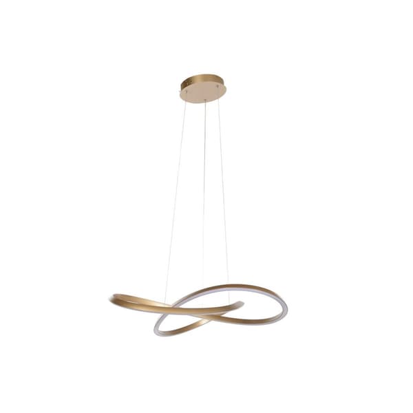 Taklampa Home ESPRIT Vit Gyllene Silikon Aluminium 55 W 80 x 80 x 20 cm