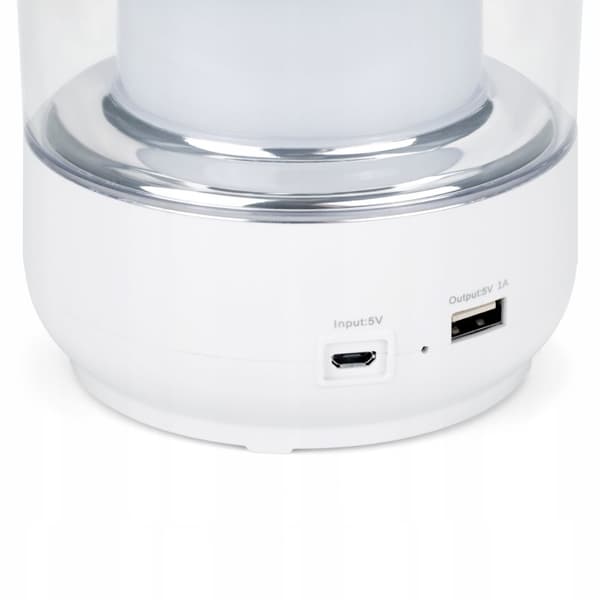 Montis bordslampa vit, transparent effekt upp till 5 W