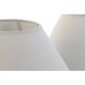 Pikkukuva 2 / 3: Lampunvarjostin Home ESPRIT Pellava Metalli 45 x 45 x 21 cm (2 osaa)